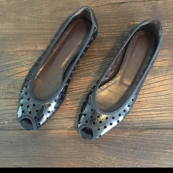 Shoes Flats By Donald Pliner In Black, Size:7